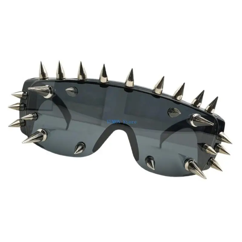 

D0UD Spiked Sunglasses Lightweight PC Frame For Outdoor Fashion