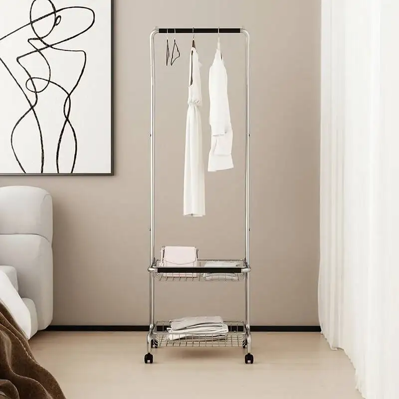 Nordic pendurado casaco rack de pé moderno quarto móvel piso cabide sala estar metal arara de roupa hall móveis