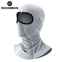 ROCKBROS Ice Silk Cycling Face Mask Cover Summer Breathable Cool Sports Bike Balaclava Anti-UV Cap Riding Headgear Cycling Masks