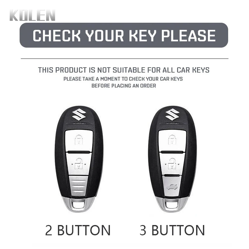 Fashion TPU Car Key Case Cover For Suzuki Vitara Swift Ignis Kizashi SX4 Baleno Ertiga Samurai S-Cross Protected Keychain Shell