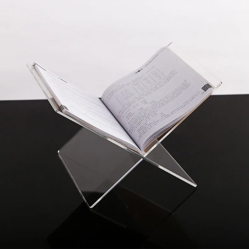 Acrylic Transparent Bookshelf Display Stand Art Deco Stand Simple Desktop Magazine Storage Stand Book Display Stand