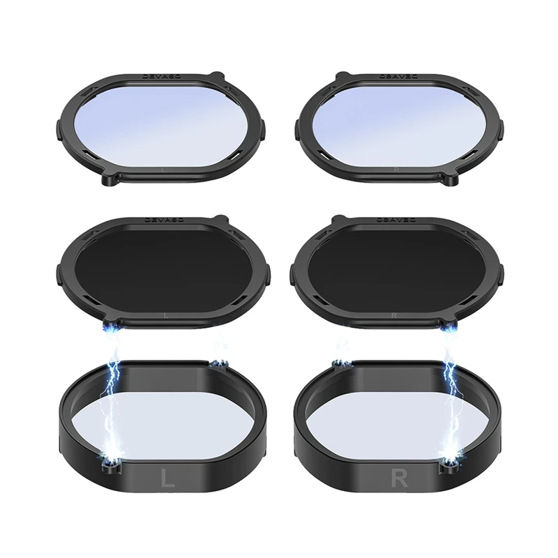 VR Prescription Lenses For PS VR2 Lens Myopia Anti Blue Glasses Quick Disassemble Protection Frame For PSVR2 Kit