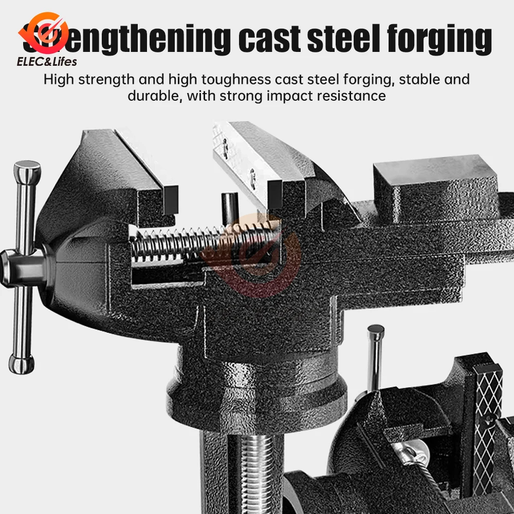 35/50MM DIY Sculpture Craft Carving Tool Universal Jaw Bench Clamp Mini Drill Press Table Vise Fixing Small Parts Jewelry Watch