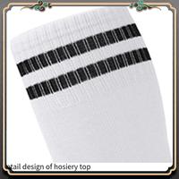 1Pair Anti-Slip Athletic Sock For Men, Stocking, Trainning Sock For Football Durable Black Kid 27-36