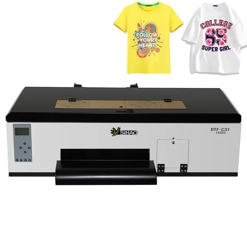 SIHAO A3 TX800/XP600 DTF Printer Impresora DTF Printers T-shirt Printing Machine For Hoodie Bags T-Shirt Shoes All Fabric