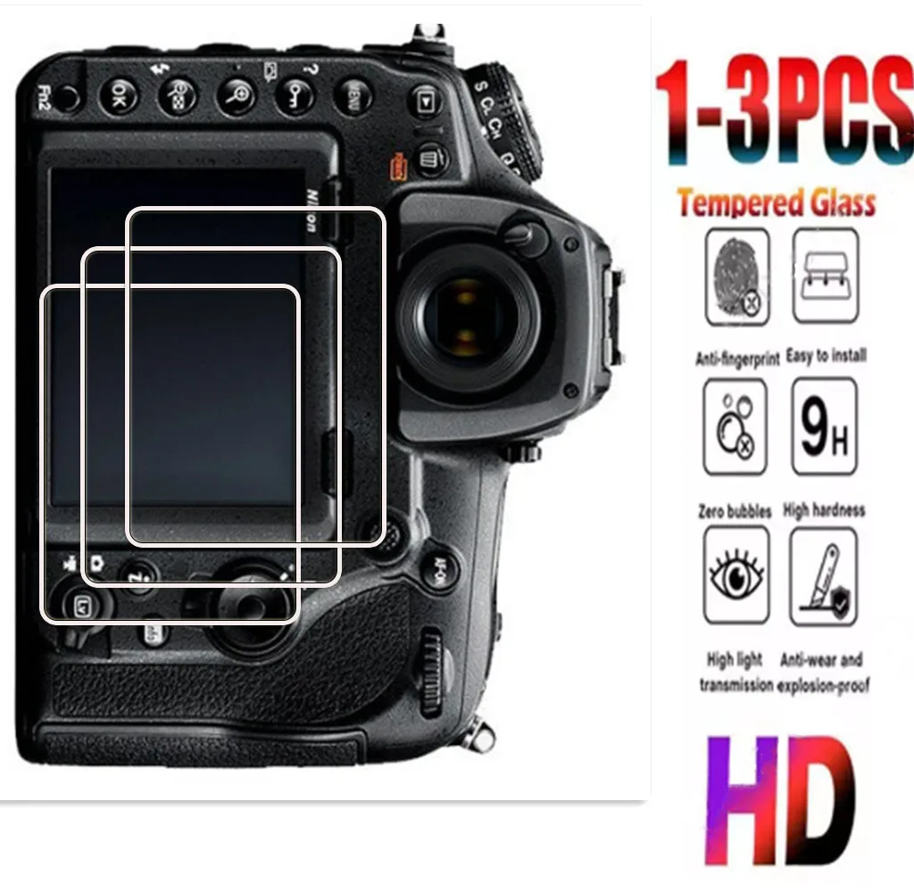 

1-3PCS 9H Tempered Glass For For Nikon D5 D500 D600 D610 D7100 D7200 D750 D780 D800 D800E D810 D850 LED Screen Protector Film