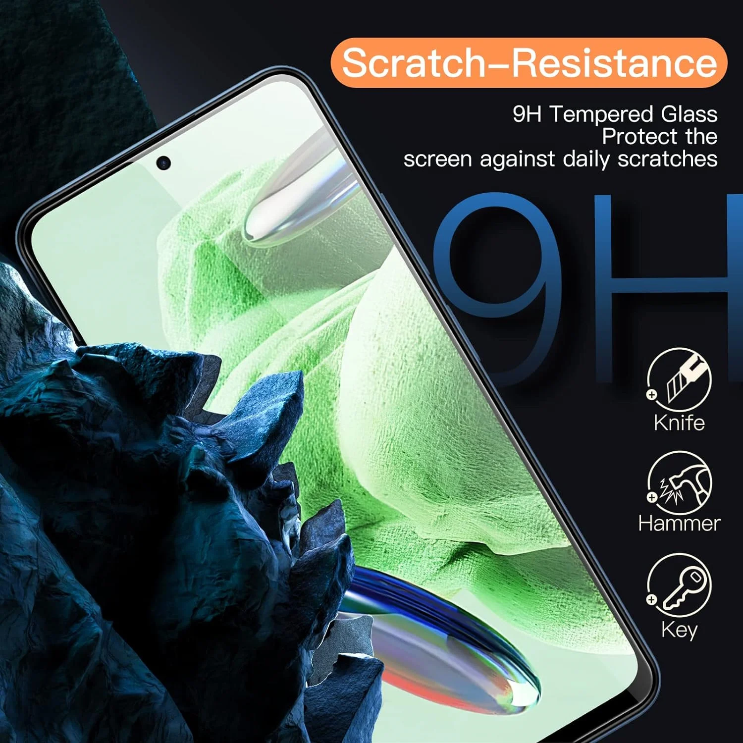 For Xiaomi Poco M6 M6Pro 4G/5G tempered glass high-definition explosion-proof screen protector glass film 2/4pieces