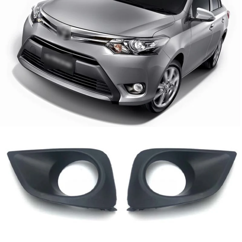 

Fog light Cover For Toyota Vios/Yaris Sedan 2013 2014 2015 2016 2017 foglight lamp grille grill bezel shafe