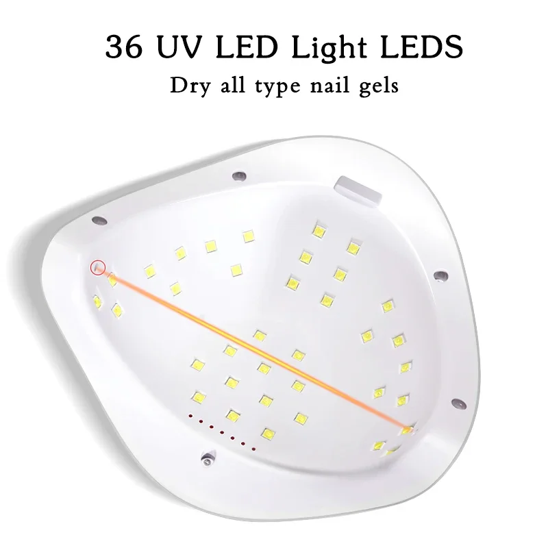 UV LED Nail Lamp 36 LEDS Professional Nail Dryer for Curing Nail Polish Manicure Lamp UV Light for Gel Nails Nail Art Tools