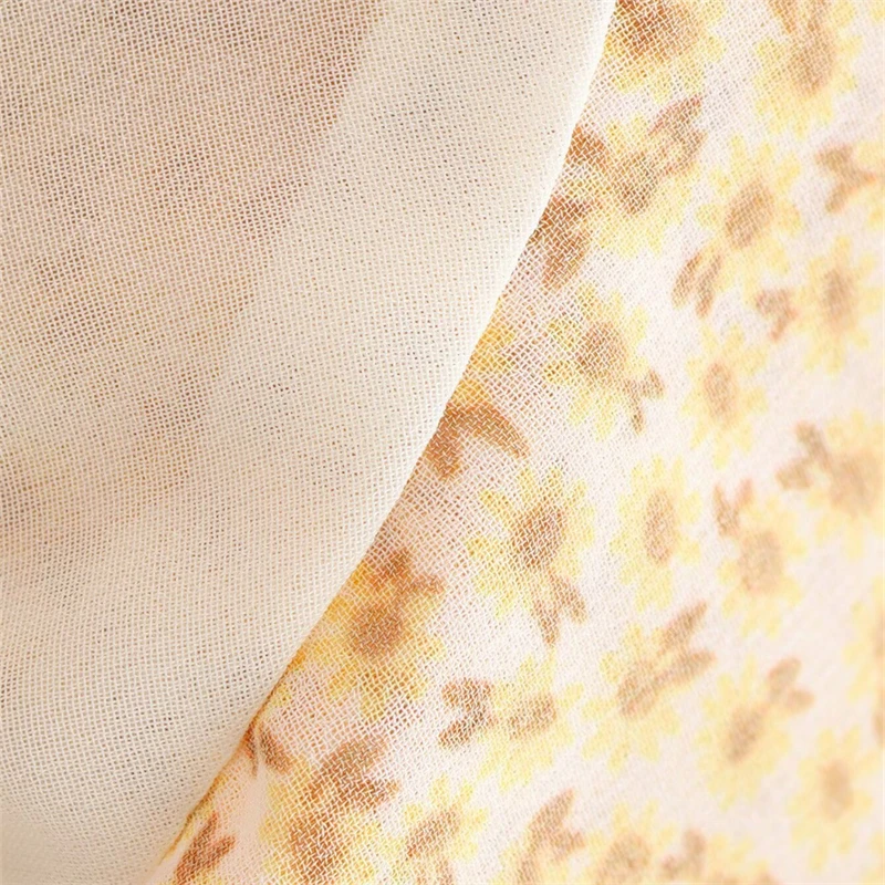 Keyanketian 2025 verão novo feminino halter floral mini vestido férias vento em camadas babados decoração magro sem costas vestidos de impressão