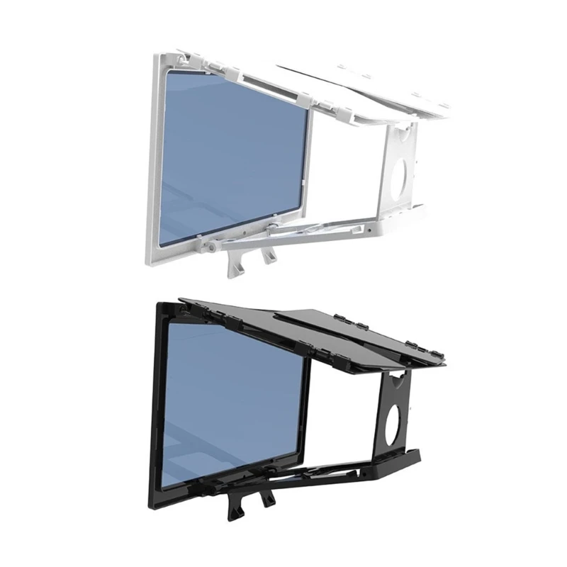 

Clear Phone Display Enhancer 12Inch Foldable Three Side Design Lightweight With Acrylic Lens For Movie And Reading F19E