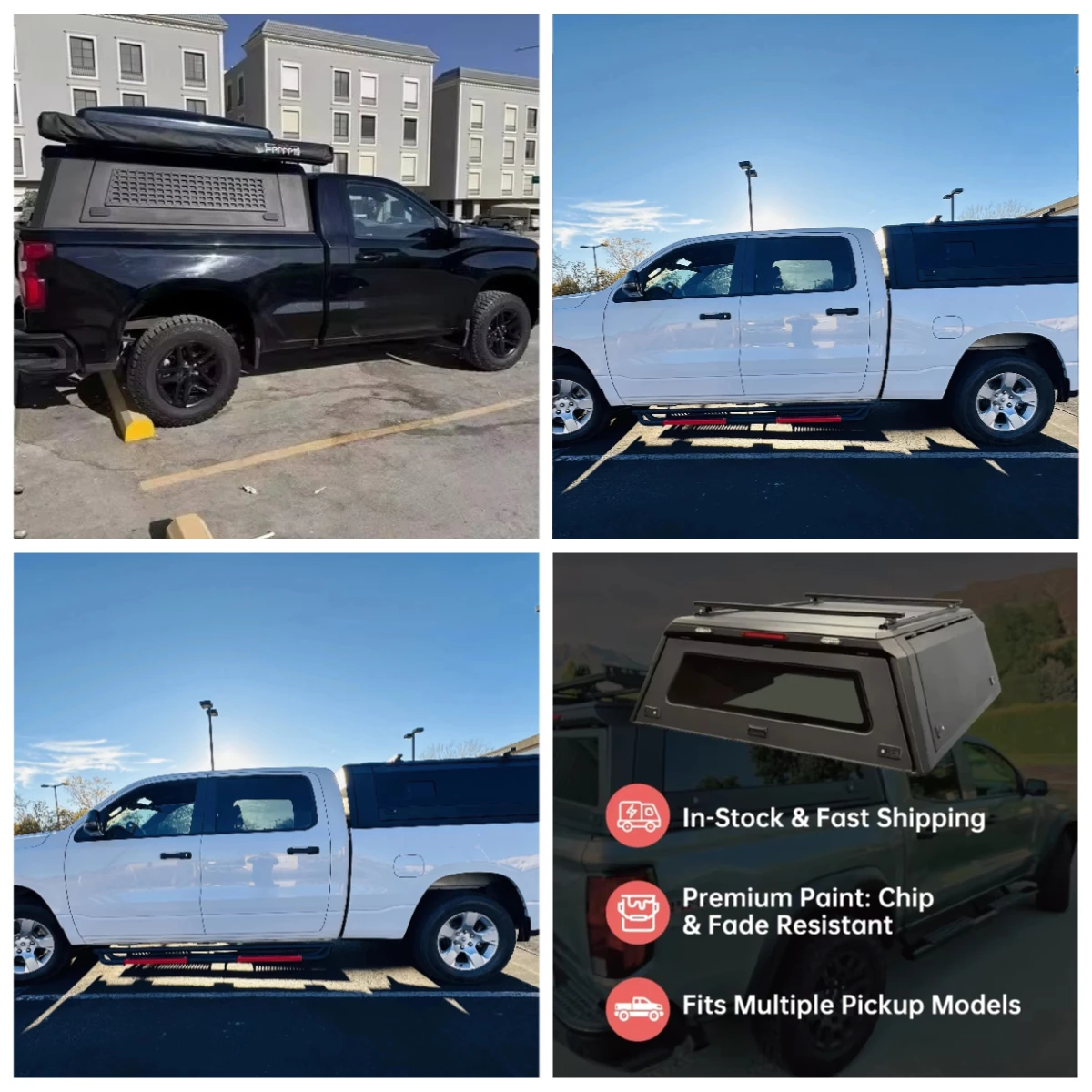 

STLF OEM Hardtop Sliding Windows High Cover Pickup Truck Canopy For Dodges 2025 1500 5.7ft