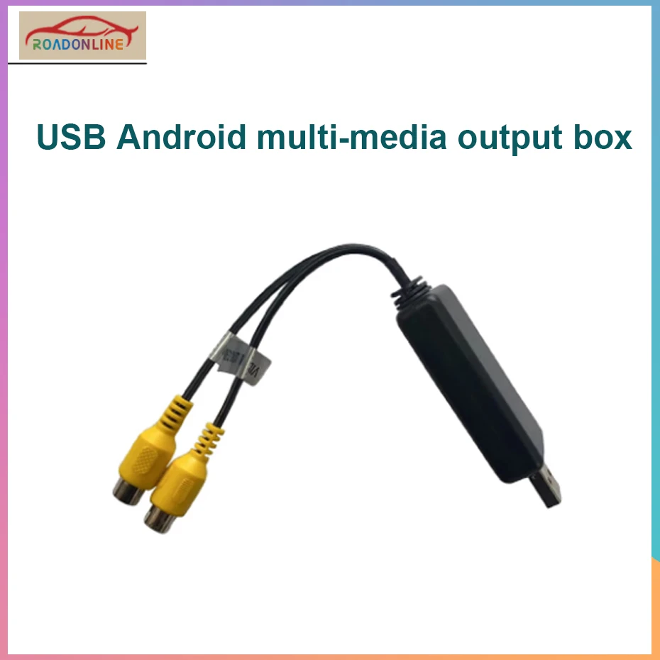 Roadonline Android multimedia radio, video output, USB output box/HDMI Output box Video Output Connector