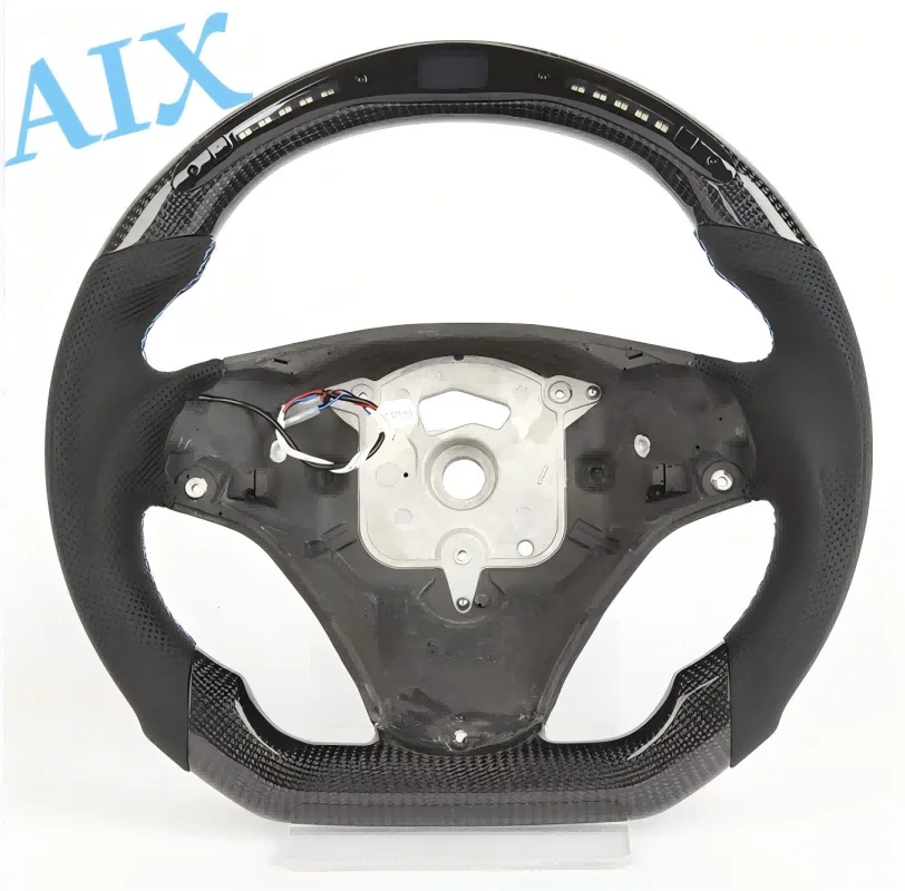 

Real Carbon Fiber Steering Wheel with LED Shift Light for BMW E90 E91 E92 E93 E81 E82 E84 E87 E88 E89 etc