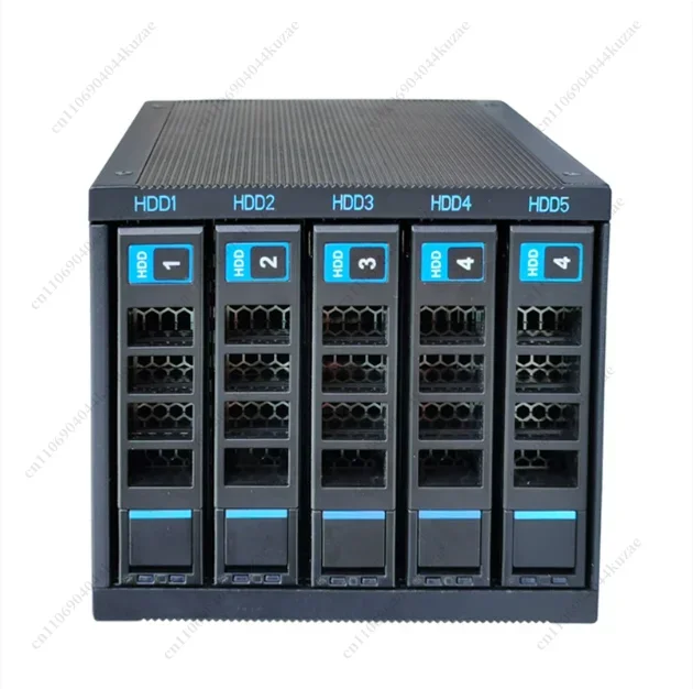 FMT 5-Disk Hot-swappable 3-Drive Hard Disk Cage with Backplane - SATA SAS Chassis Storage Expansion Module