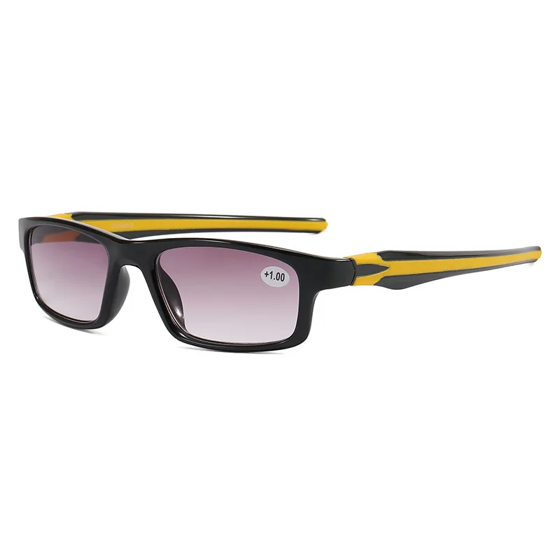 Outdoor Sport Square Frame Reading Sun Glasses For Men Dioptric Reader Unisex Fashion Reading Eyewear With +1.0 to +4.0