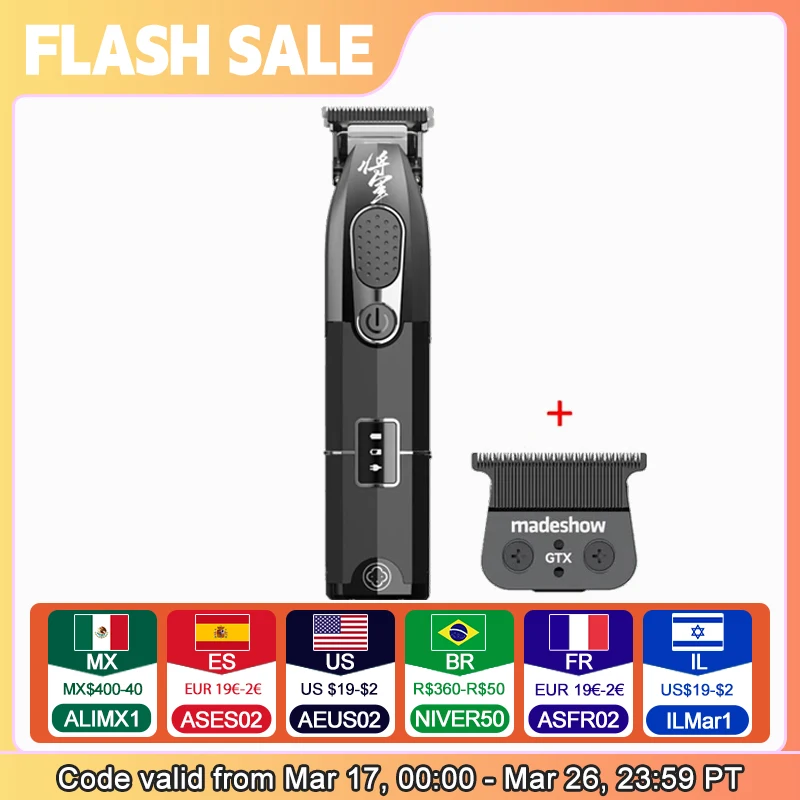 New 2024 Madeshow General Series G9C G9G Barbershop Hair Salon Men's Vintage Professional Hair Clipper Oil Head Gradient Faders