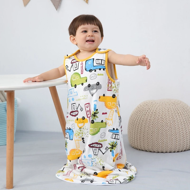 Newborn Zipper Sleepsack Wrap Baby Sleeveless Vest Design Cotton Sleeping Bag Blanket Bedding Saco De Bebes Pijamas