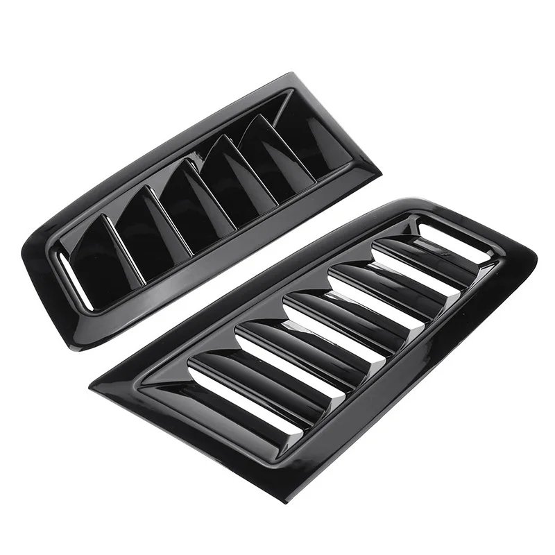 Bonnet Vents Car Hood Bonnet Vents Carbon Fiber Texture Universal Car Vents Grilles Air Flow Intake Hoods for Ford Focus RS MK2