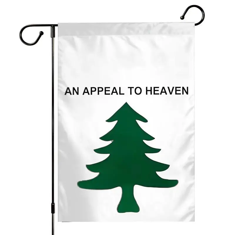 Washingtons Cruisers Liberty Pine Tree AN Appeal to Heaven Flag Seasonal Garden Flags with Brass Grommets for Decks Patios