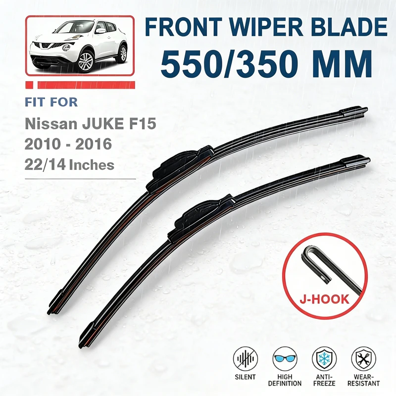 

Front Wiper Blades 22"+14" For Nissan JUKE F15 2010-2016 Windshield Windscreen Car Accessories 2011 2012 2013 2014 2015