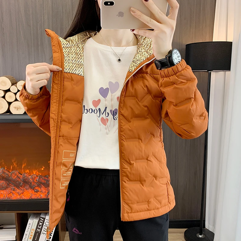 Water and Wind-Resistant Down Jackets Women Winter Hoodies Outdoor Hiking Climbing Skiing Casual Thick Warm Coat Female 90% Down