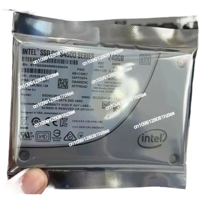 

Для серии Intel S4500 SSDSC2KB240G7 240 ГБ SATA3 6 Гбит/с 2,5 "твердотельный накопитель SSD