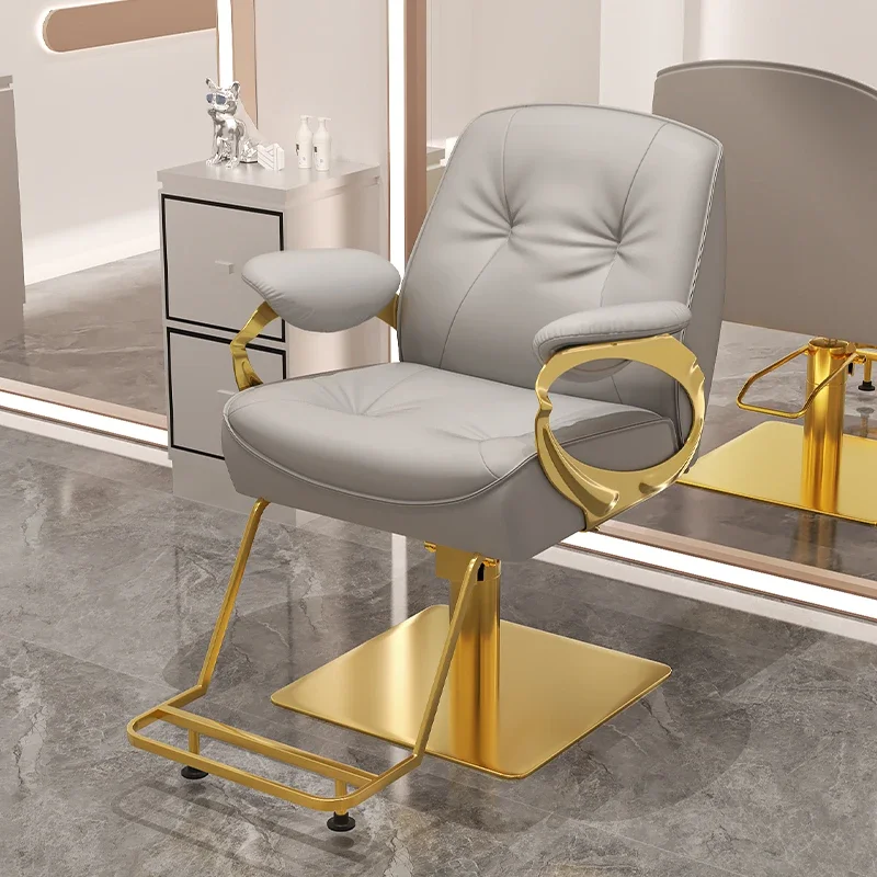 

Furniture Beauty Salon Chairs Nail Hair Cutting Chair Height Adjustable Stool Women Barber Makeup Swivel Kitchen Bar Cadeira