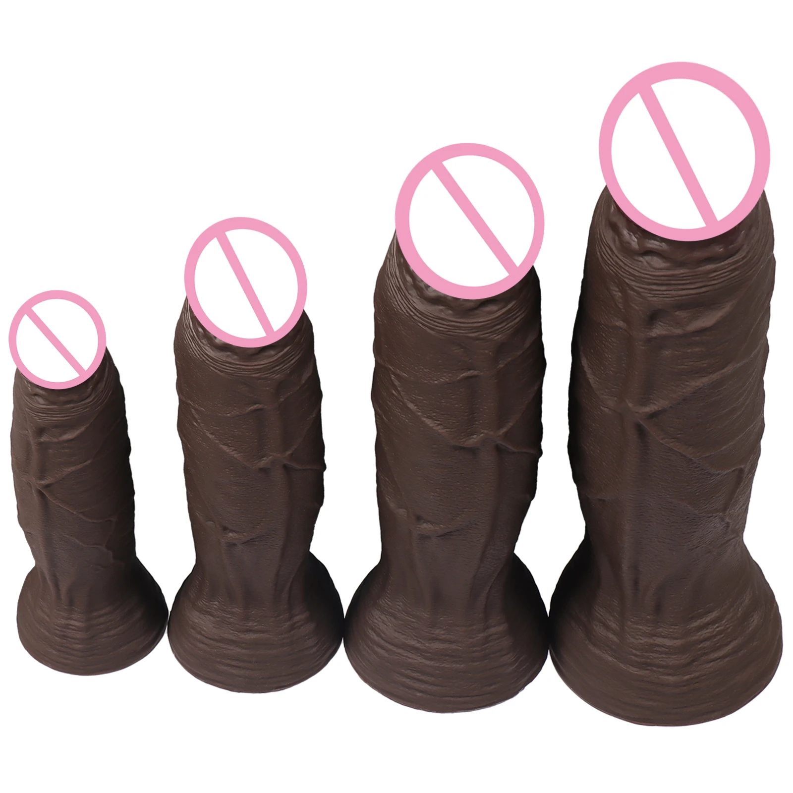Huge Anal Plug Dildos Monster Muscles Silicone Thick Dildo For Women Men Suction Cup Sex Toys Prostate Massage Realistic Penis