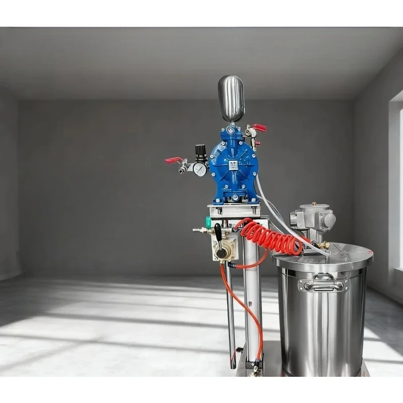 Factory Direct 2026 Pneumatic paint mixing system 5 gallons 25 gallons 50 gallons Safety, pneumatic mixer