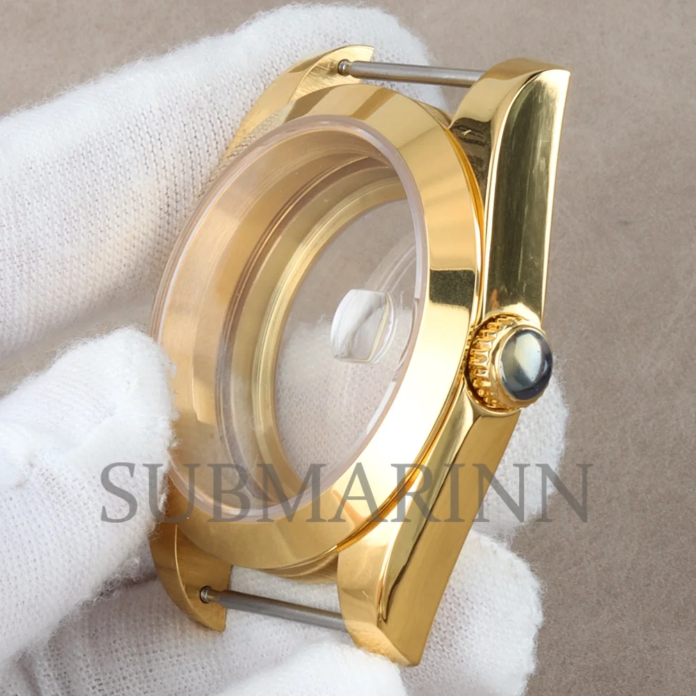 36/39mm Watch Case 10ATM Waterproof Sapphire Glass Solid Stainless Steel For Seiko DATEJUST Case NH35 NH36 Movement 28.5mm Dial
