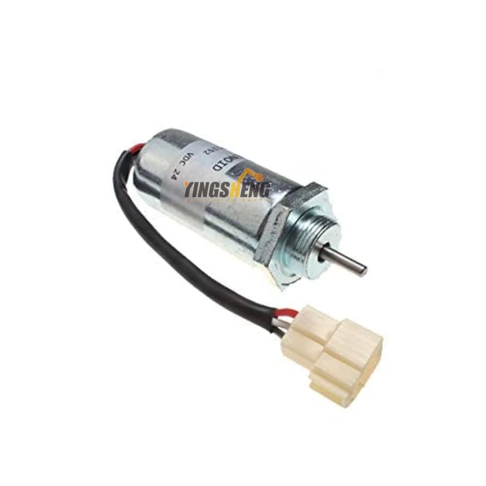 

HD-4355 Hitachi EX40U EX55 SK75 fuel cut-off solenoid valve 24V 897209-1152 is suitable for Isuzu engine parts