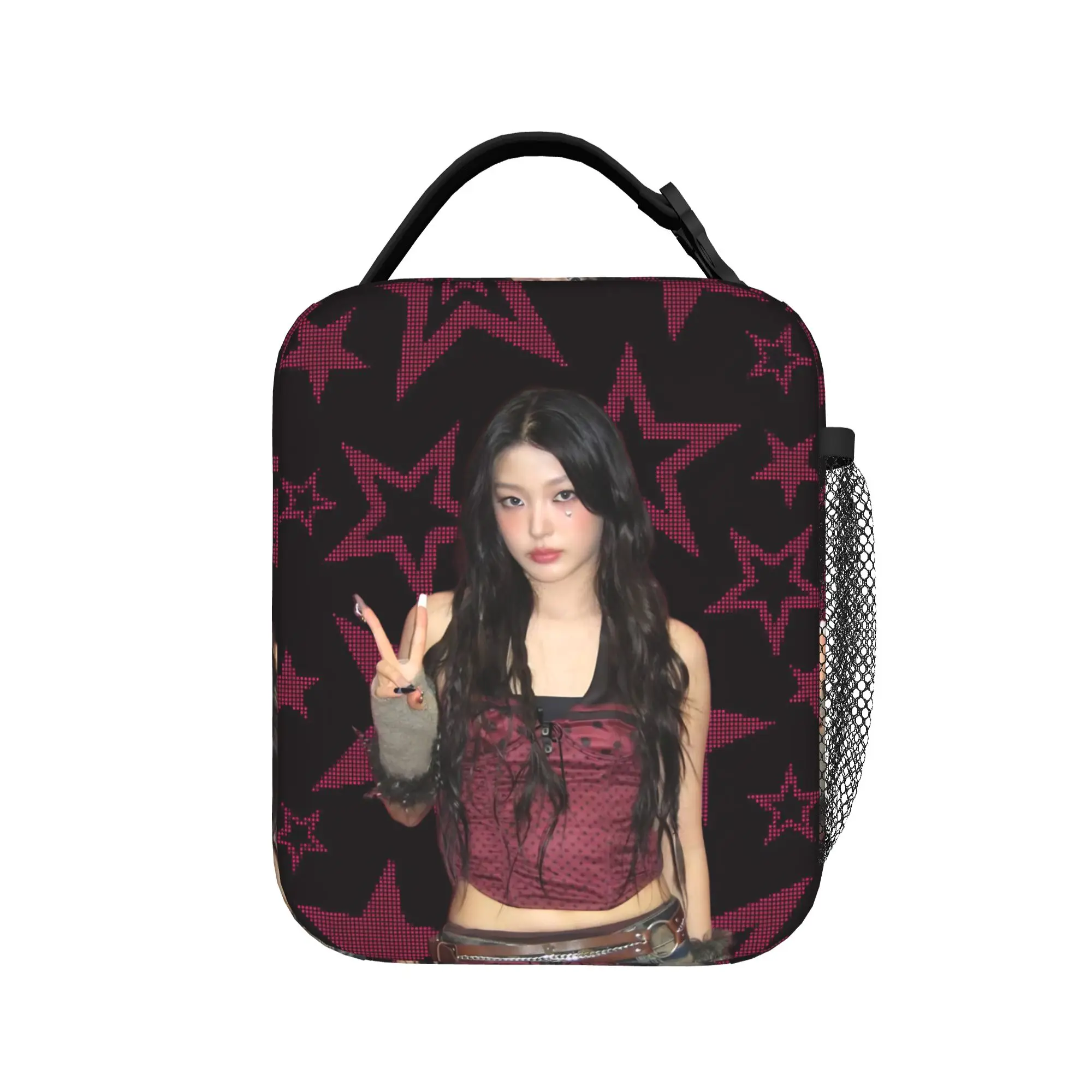 Katseyes Yoonchae Kpop Girl Group Thermal Insulated Lunch Bag for Work  Portable Food Container Bags Cooler Thermal Lunch Boxes