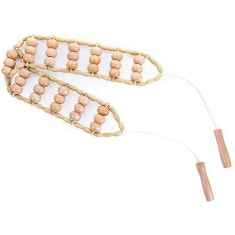 لتشكيل الجسم، وتخفيف الآلام، أداة العلاج الخشبي اللمفاوي، أدوات تدليك العلاج الخشبي، حبل أسطوانة مدلك الظهر الخشبي #5