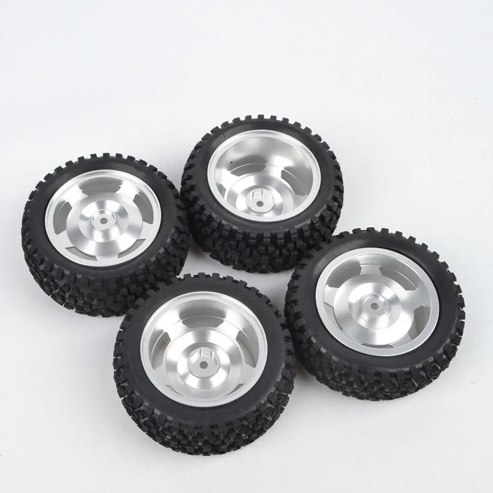 1/10 Rc Buggy Tires and Wheels Kit for 1/10 4WD RC Buggy TTD4 TD2 DF-03 DF-02 TT-02B DT-03 DT-03T DT-02 DB01 DB02 TRF502X