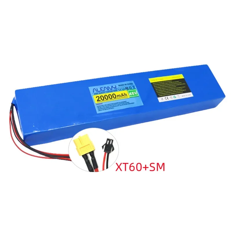 ALEVIY 48V 20Ah 13S3P oplaadbare lithium-ionbatterij geschikt voor 500W 700W elektrisch mobiliteitsgereedschap en 18650 lithiumbat