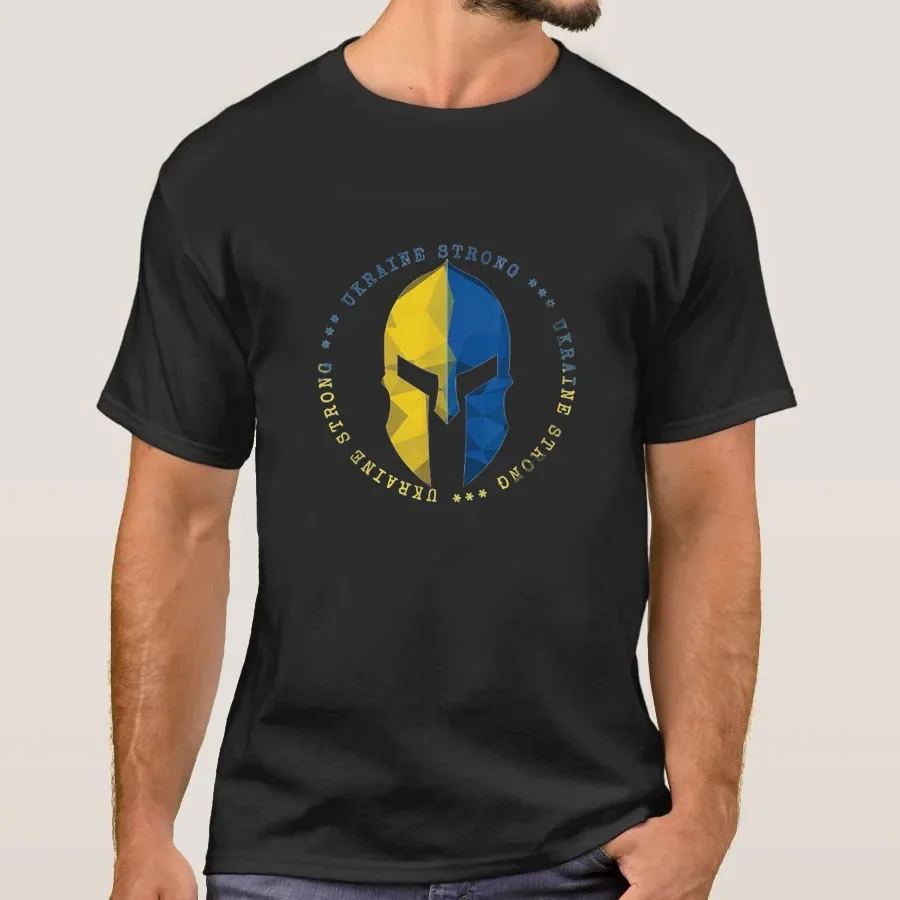 

Vintage Ukraine Strong tshirt Summer Cotton Short Sleeve O-Neck Mens T Shirt New S-3XL