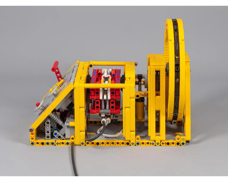 Technische Pneumatische Wiel Elektronische Tekening Puzzel Blok MOC-128169 993 Stuks Met Pneumatische Model Speelgoed Geschenken