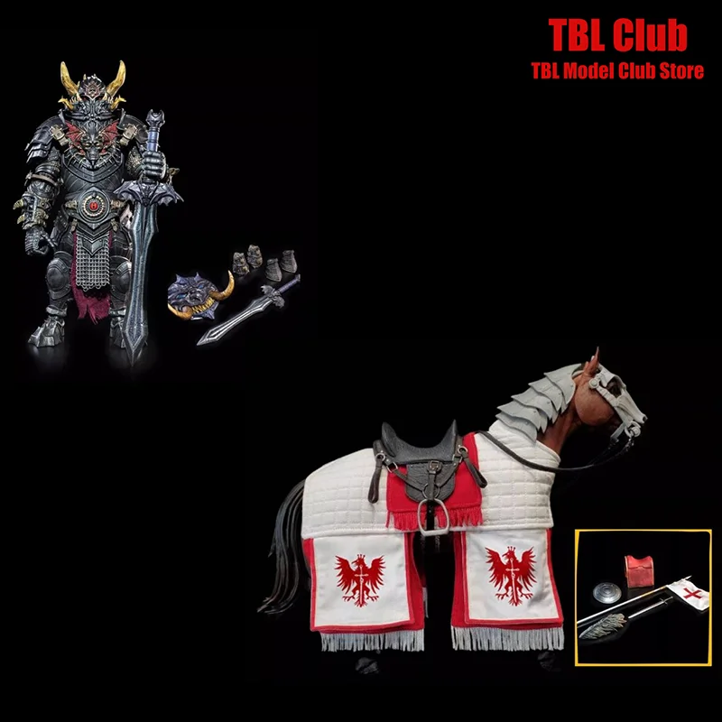 

In Stock 1/10 Scale The Four Horsemen West Middle Age World Mythical Magical Knight 9-inch Full Set Action Figure Soldier