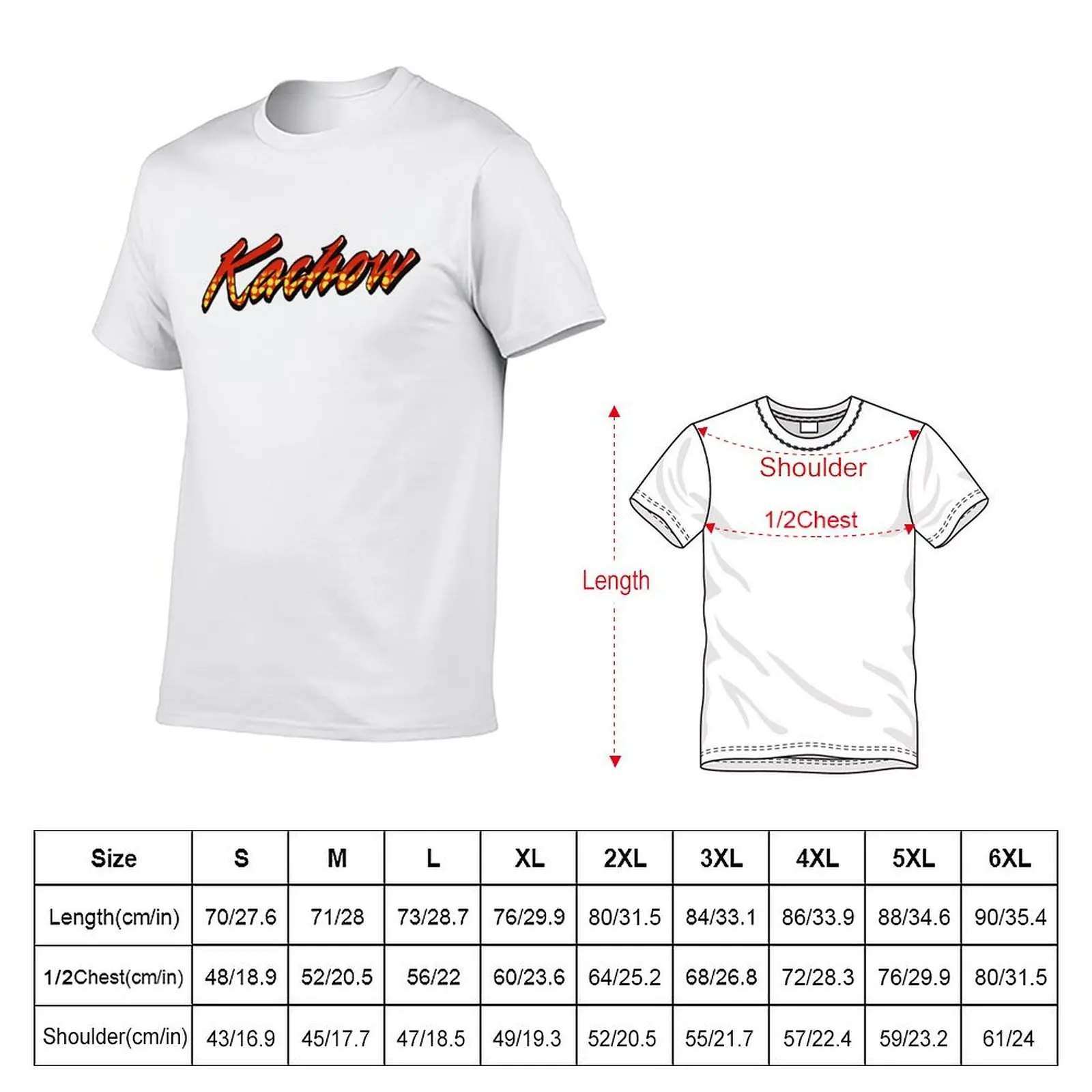 Kachow T-Shirt street wear cheap stuff tee shirts for men