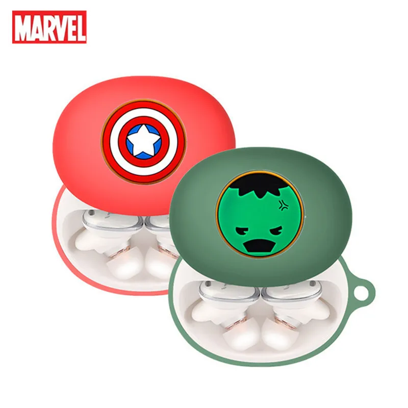 ديزني مارفل حقيبة سماعة الاذن غطاء ل Anker Soundcore الحرية 3 برو الكرتون سيليكون سماعات لاسلكية واقية قذيفة مع هوك