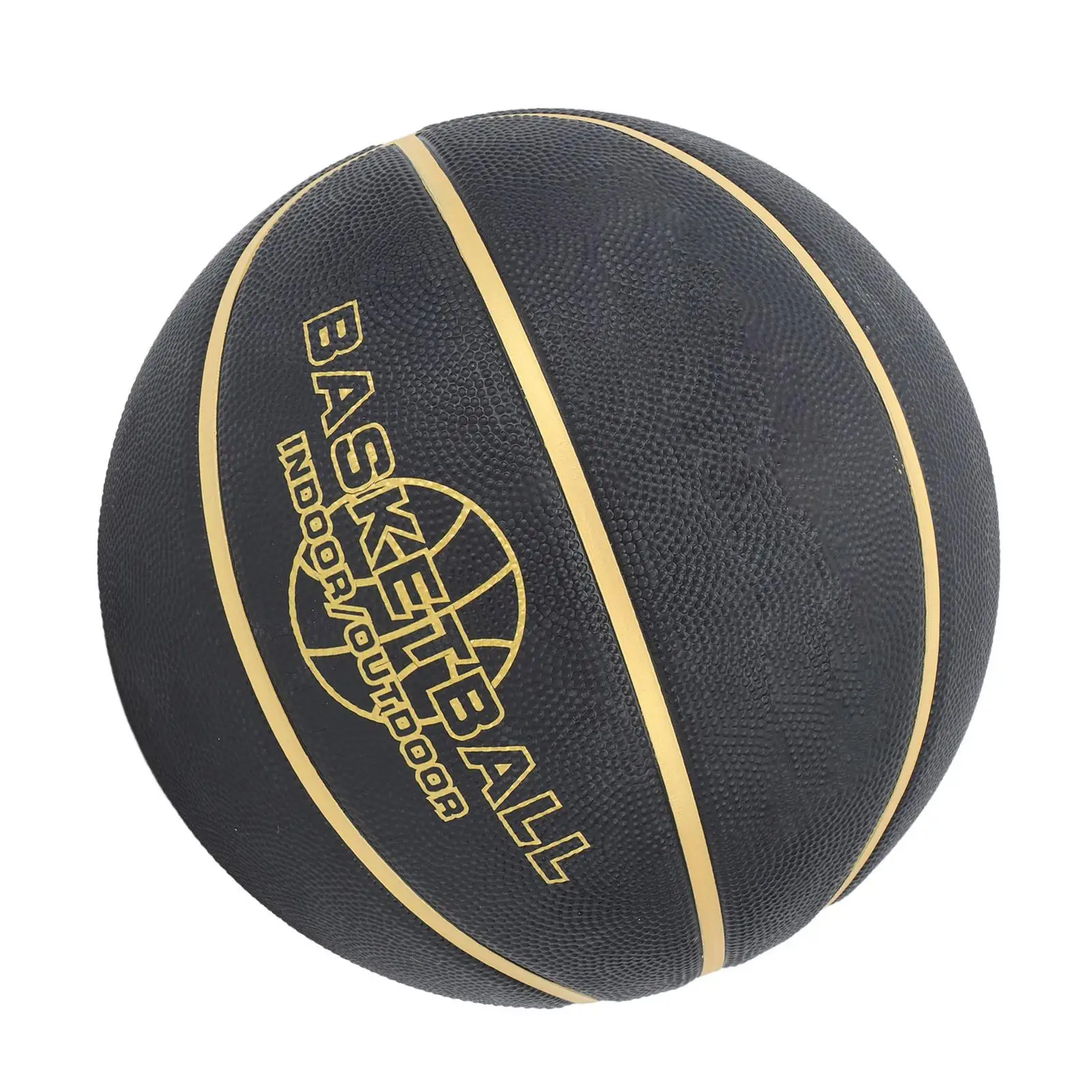 Training Basketball Youth Wear Resistant Black Easy  Sweatproof Large Particles Ideal for school Use