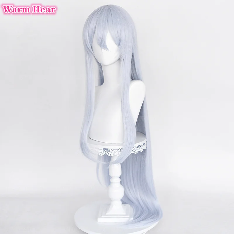 Yoisaki Oke Ade-Perruques de Cosplay Synthétiques Anime Bleu Clair, Cheveux de Degré de Chaleur, Perruques de ixd'Halloween, Bonnet de Perruque, 80cm, 100cm de Long