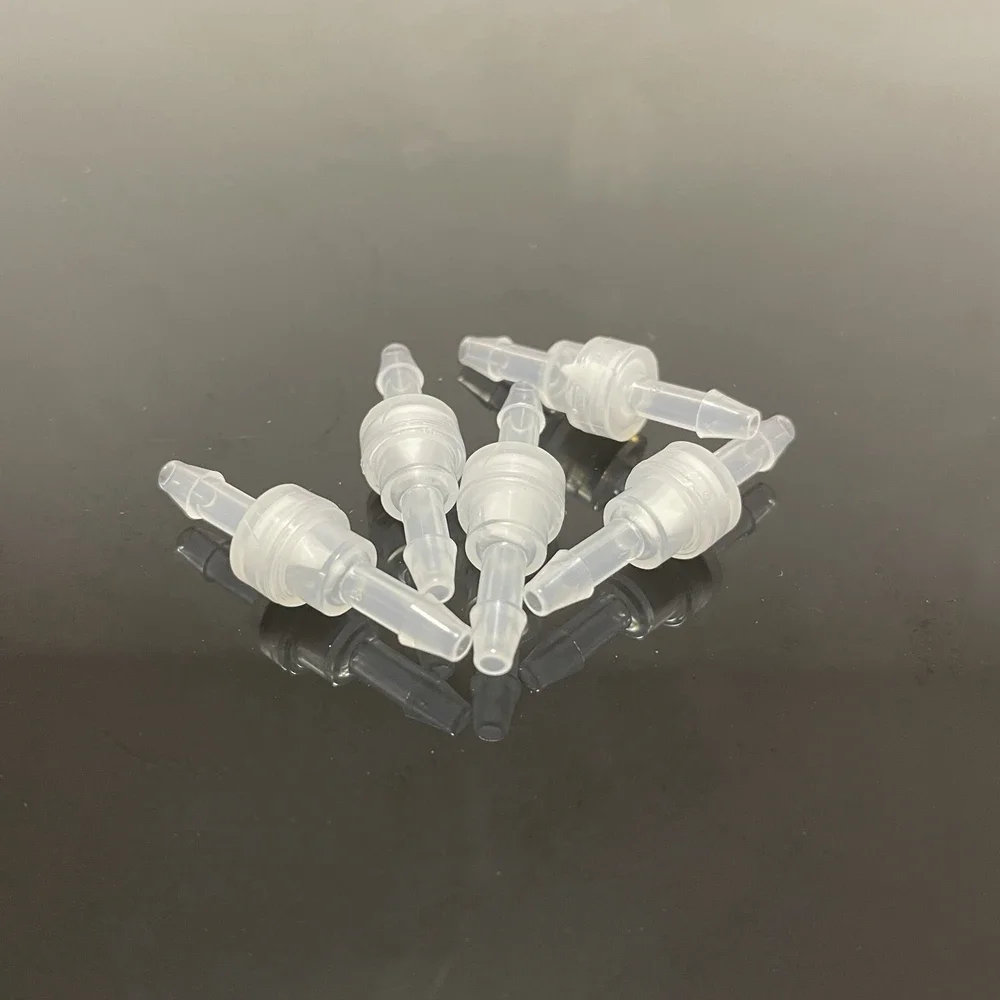 Valvole di ritegno unidirezionali a becco d'anatra spinato in plastica PP chimica da 10 pezzi