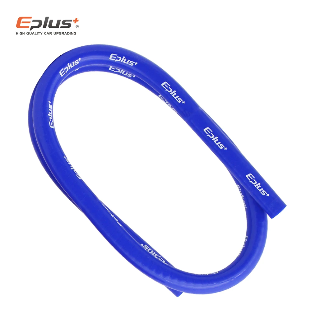 ท่อซิลิโคนโพลีเอสเตอร์ EPLUS 4 ชั้น แบบตรง 1 เมตร สำหรับเครื่องยนต์รถยนต์ ท่อซิลิกาเจลทนความร้อนสูง สีฟ้า หลายขนาด