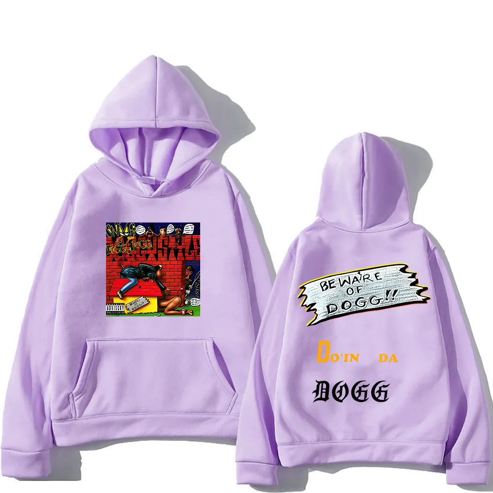 

Beware of Dogg Hoodie SnoopDogg Funko Pop Hip Hop Comfortable Sweatshirts Graphic Printing Punk Clothes Ropa Hombre Retro Hoody