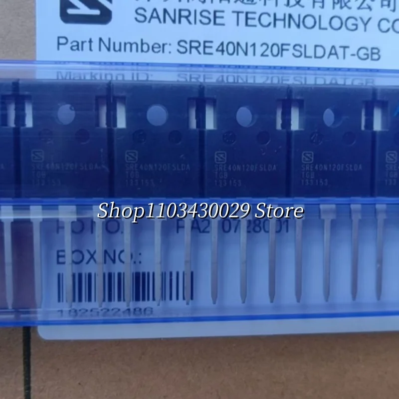

10Pcs New Original SRE40N120FSLDAT-GB SRE40N120FSLDA TO-247 40A 1200V IGBT Power Transistor