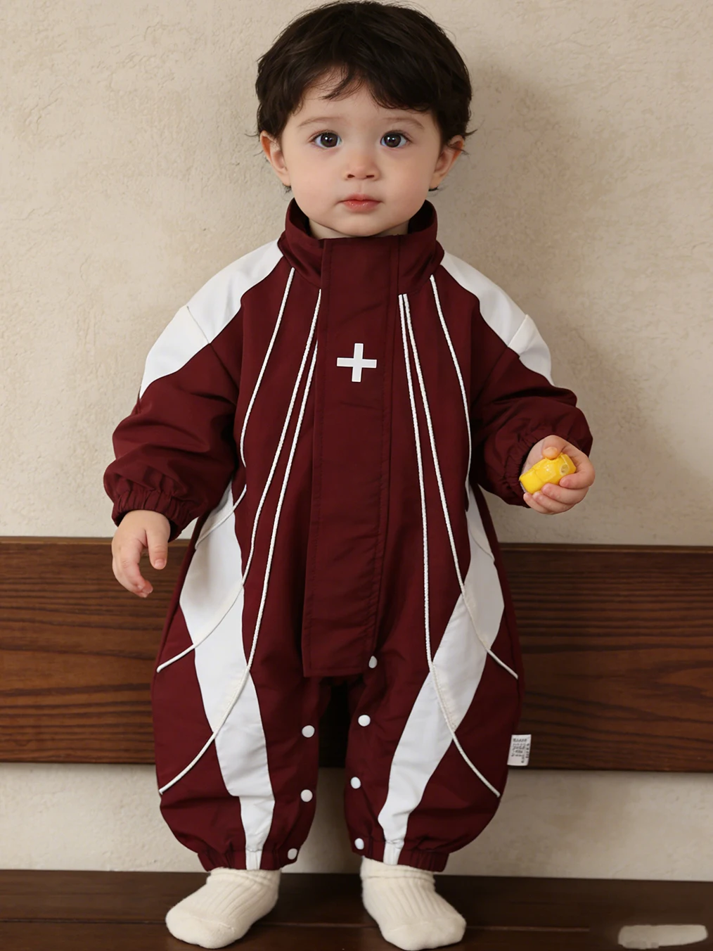 

Весенний повседневный комбинезон-куртка для мальчиков Haome: ветрозащитная верхняя одежда для малышей на весну-осень, модная уличная одежда