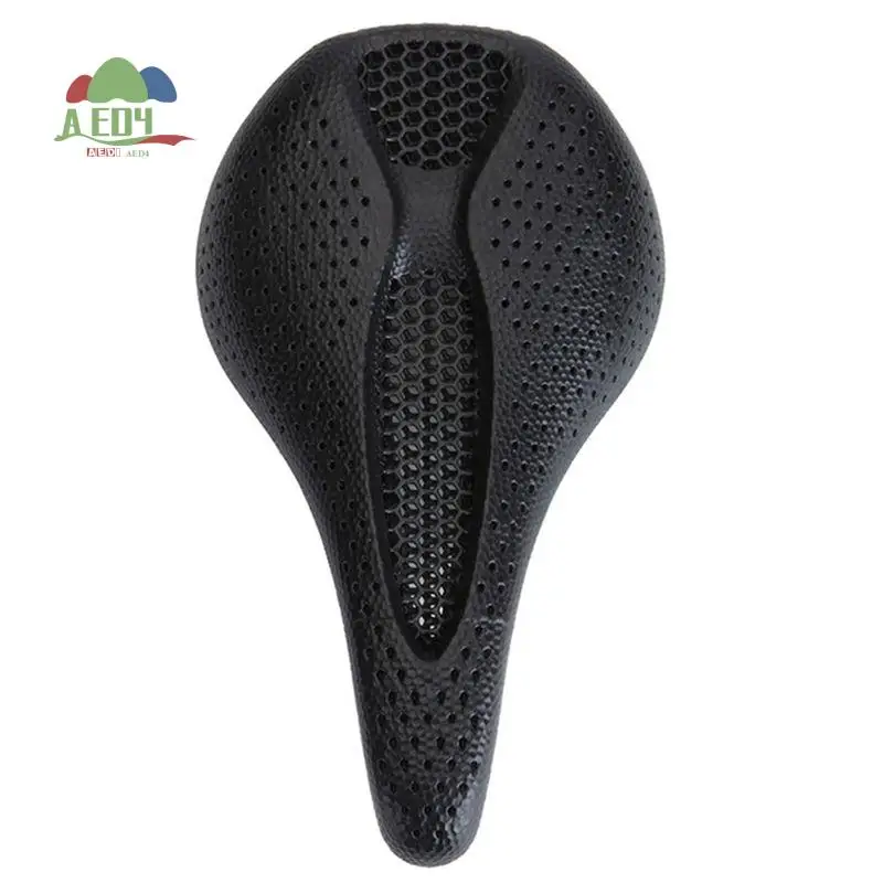 

AED4-Свелосипедные сиденья из углеродного волокна, седло с 3D принтом, подушка сиденья для гоночного велосипеда, сверхлегкое дорожное седло для горного велосипеда 143 мм
