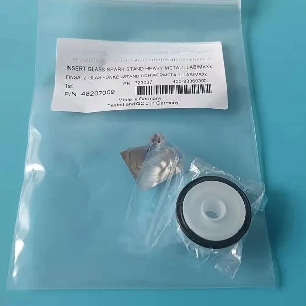 Originale e nuovo SpectroMAXx Tazza con filtro in metallo AMETEK Inserto per supporto per scintille in vetro Pesante P/N 48207019, P/N 48207006
